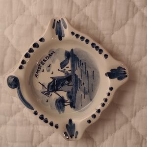 Vintage Amsterdam 366 Delfts Holland Ashtray